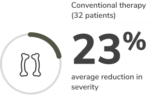 Two bones showing abnormalities