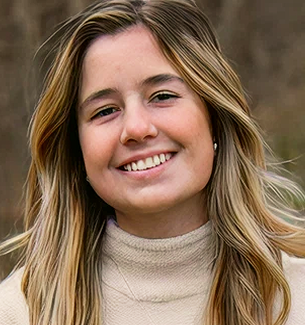 Leah, a person living with XLH, smiling